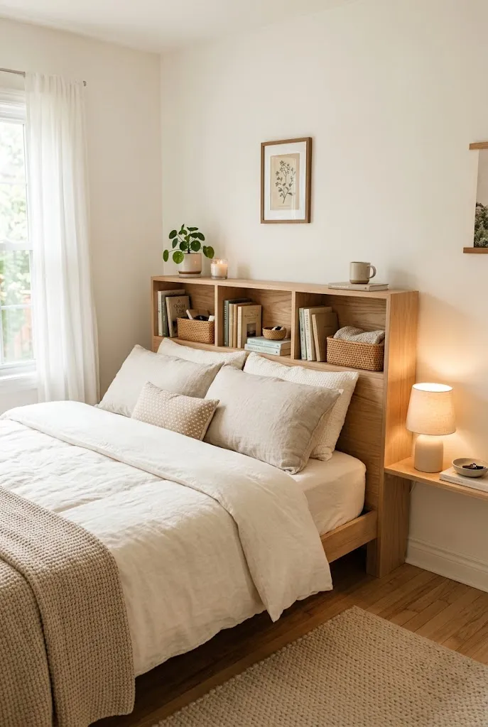 Headboard Storage Cubby