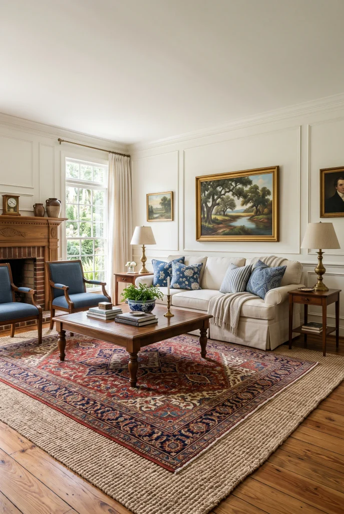 Layered Area Rugs