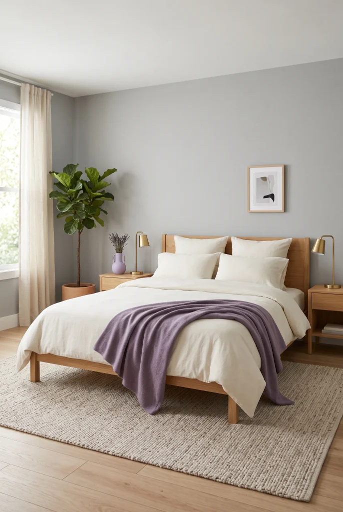 Minimal Purple Decor