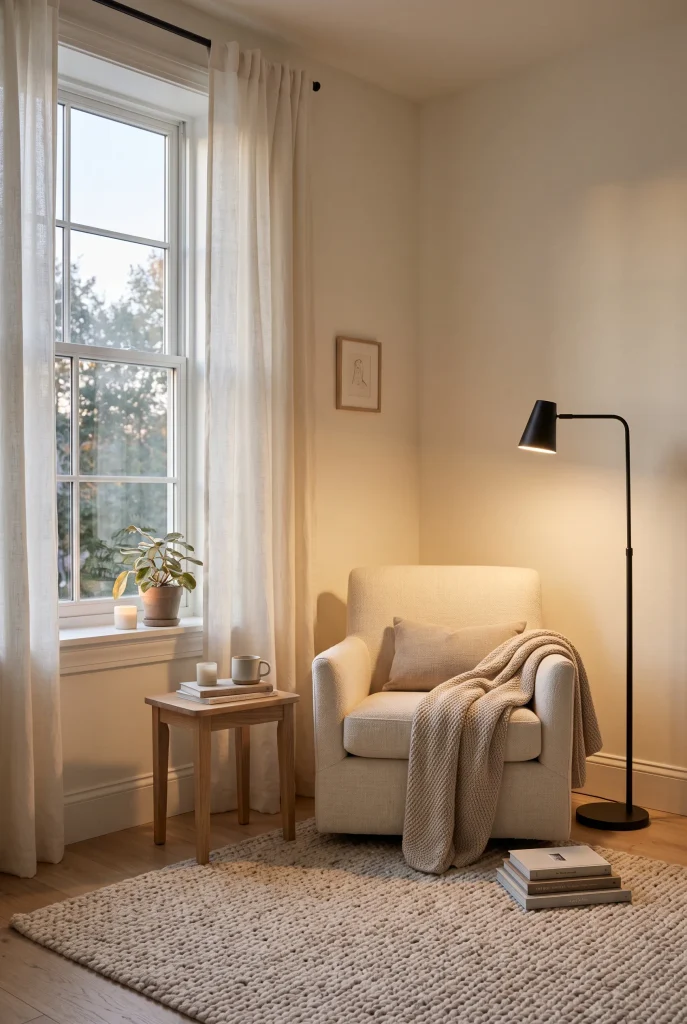 Minimalist Reading Nook
