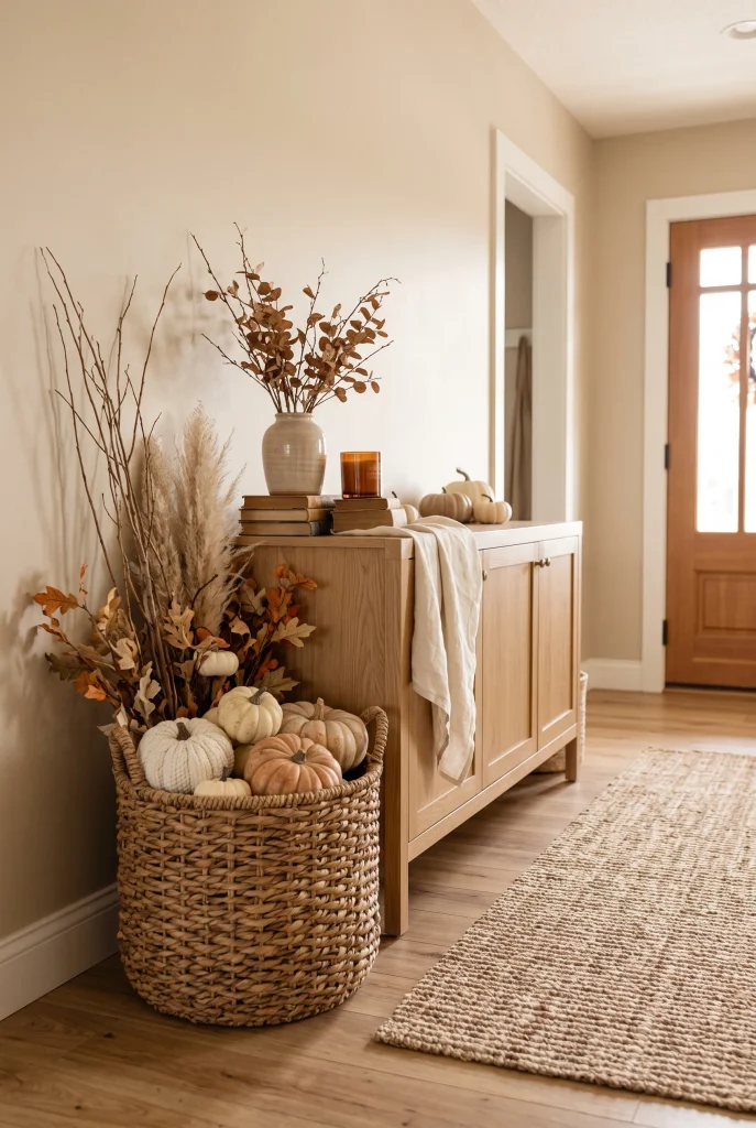 Pumpkin Basket Display