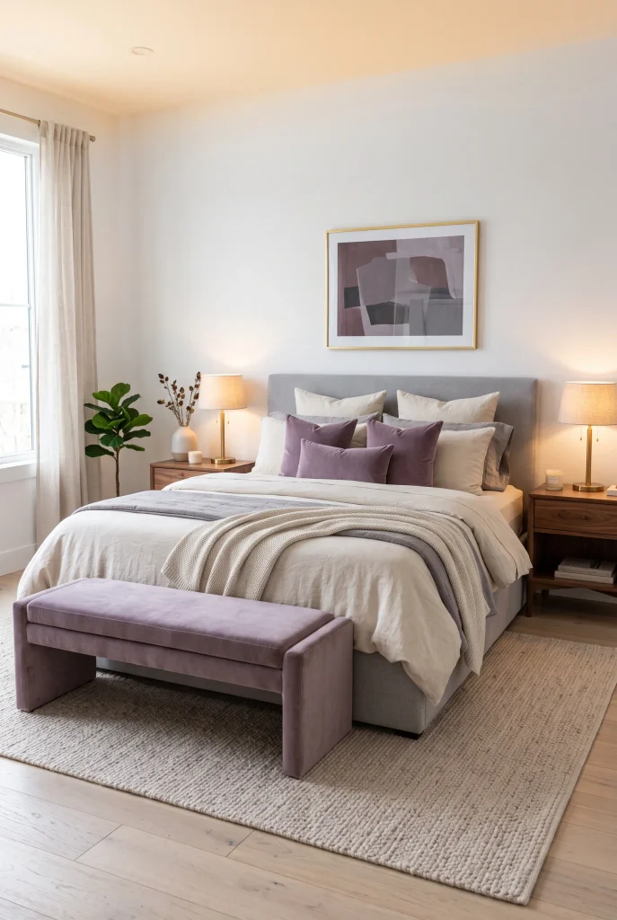 Purple Velvet Accents