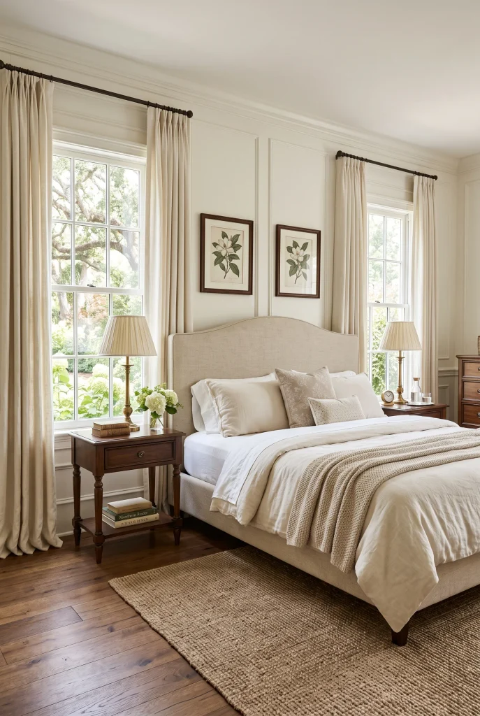 Soft Neutral Drapery