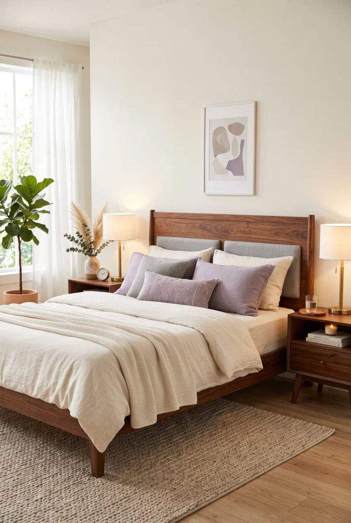 Walnut Bed Frame