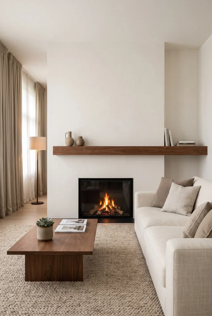 Walnut Mantel