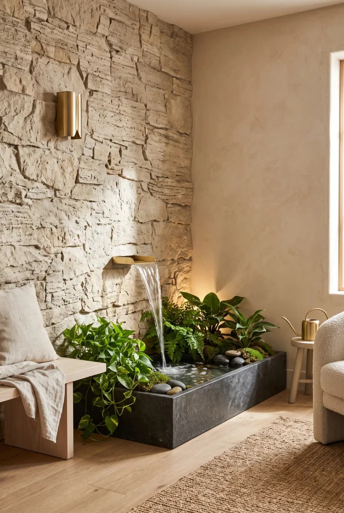 Waterfall Wall Feature