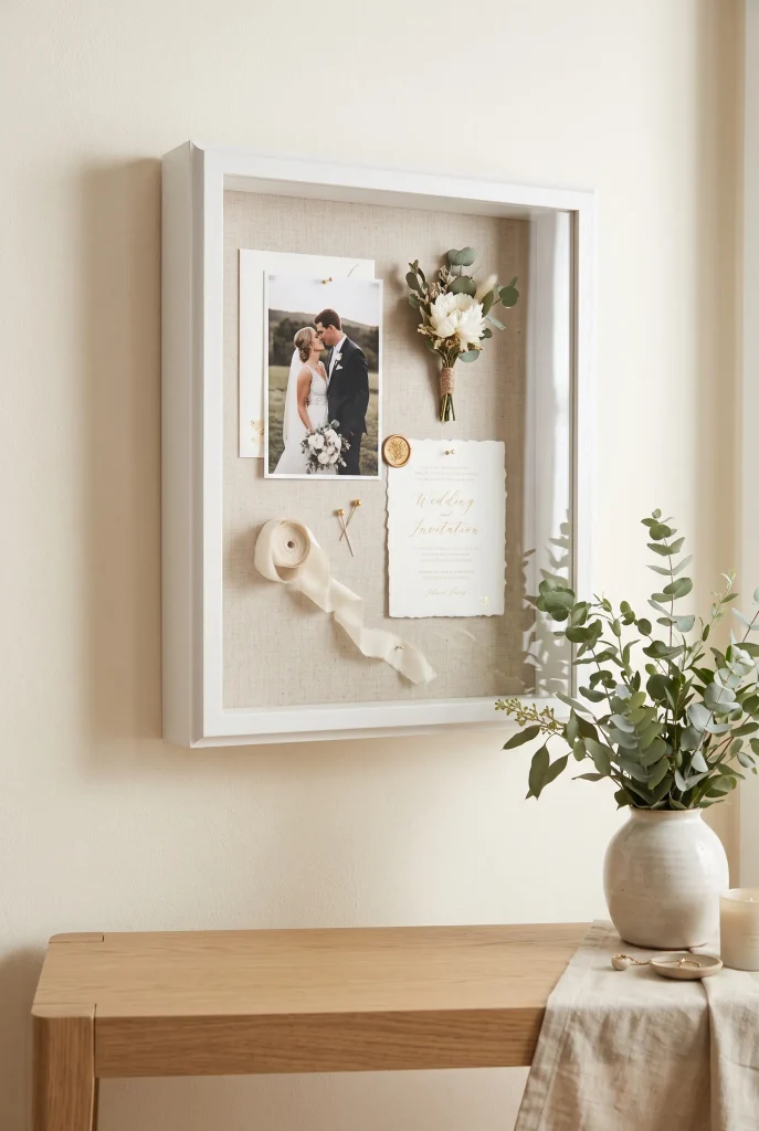 Wedding Photo Shadow Box