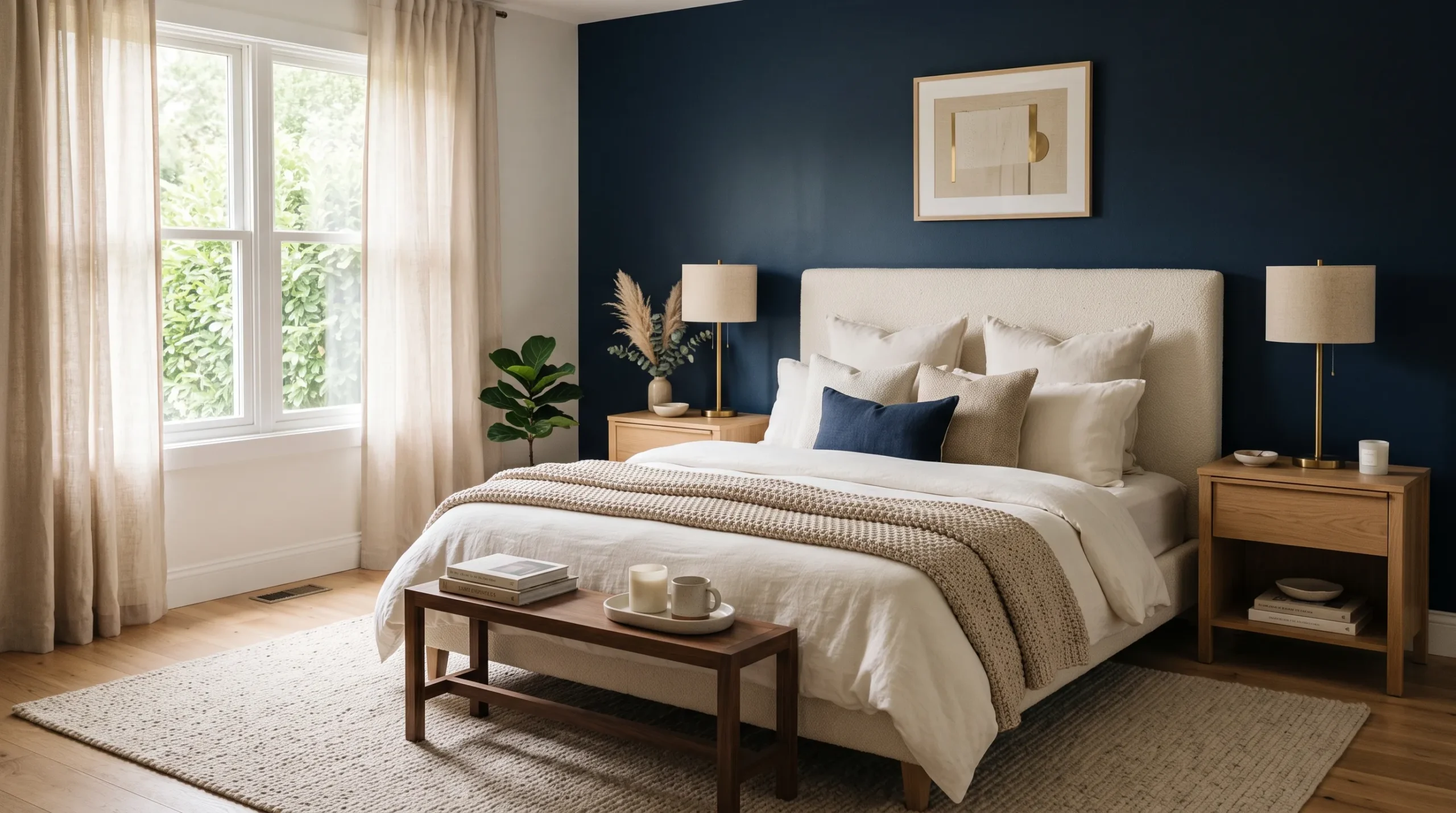 dark blue bedrooms ideas